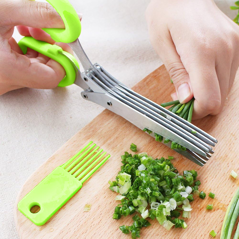 Home Cooking Help - Forbici da Cucina Multifunzione in Acciaio