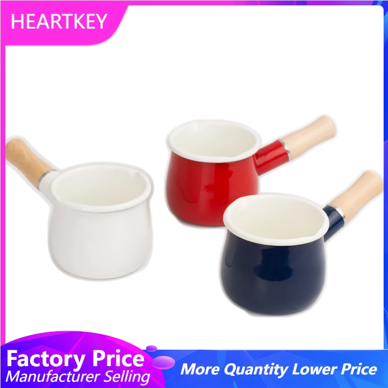 Dutch Oven Enamel - Pentola per il latte, argilla, cottura