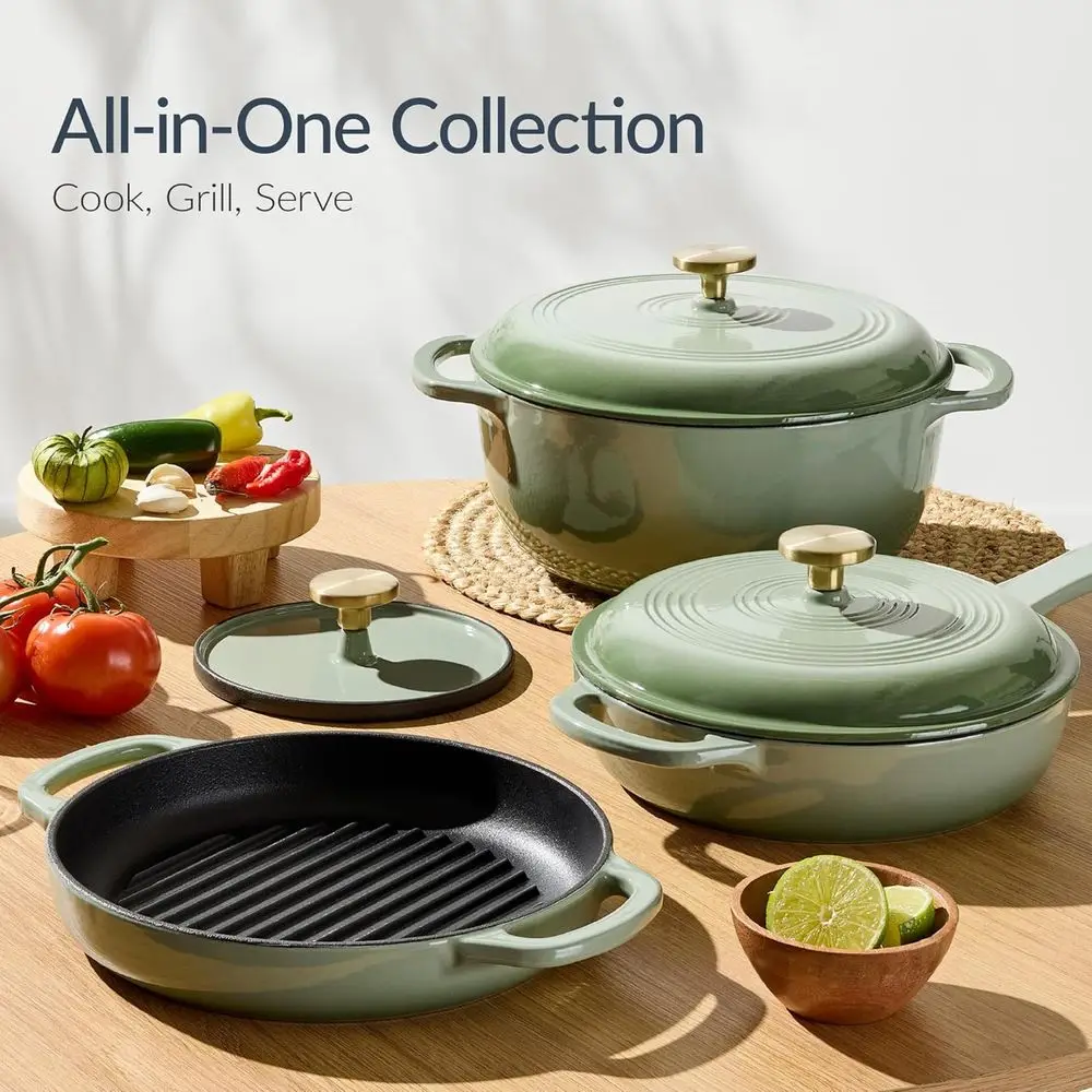 Set di pentole: Padella antiad - Dutch Oven Enamel recensione e prezzo