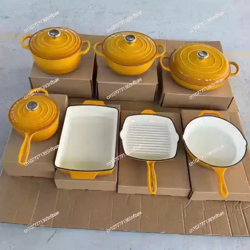 Set di 7 Pentole in Ghisa Smal - Dutch Oven Enamel recensione e prezzo