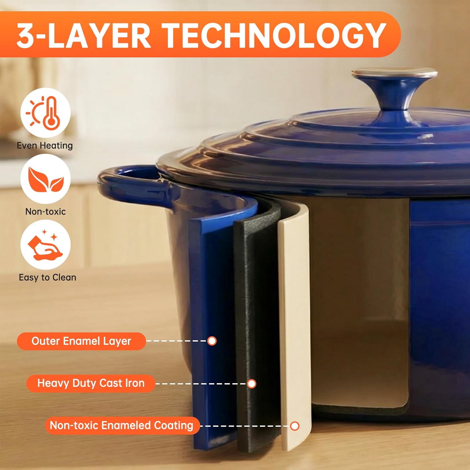Set di Pentole in Ghisa Smalta - Dutch Oven Enamel recensione e prezzo